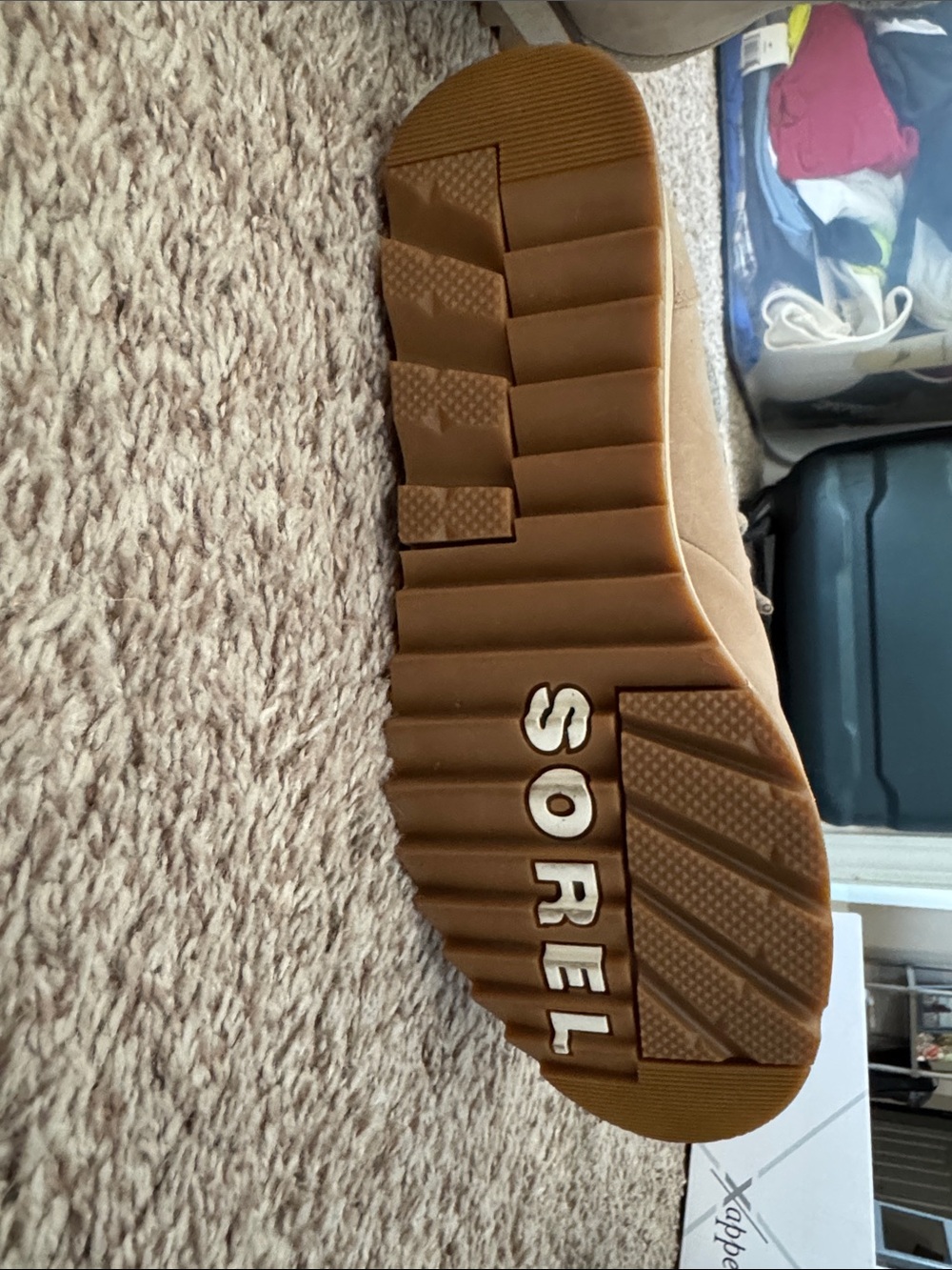 Sorel Women's Tan and Gray Lace-Up Winter Boot - Picture 5 of 5
